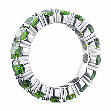 Пръстен С хромдиопсиди