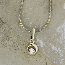 Висулка с диамант