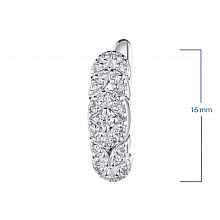 Обеци с диаманти