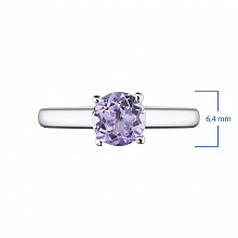 Пръстен с аметист