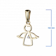 Висулка с диамант