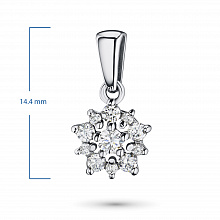 Висулка с диаманти