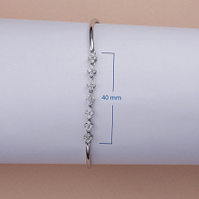 Гривна с диаманти