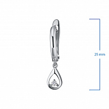 Обеци с диаманти