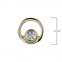 Висулка с диамант