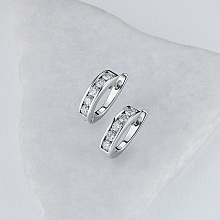 Обеци с диаманти