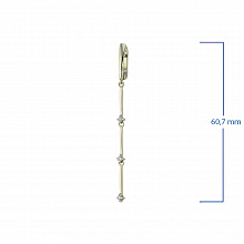 Обеци с диаманти