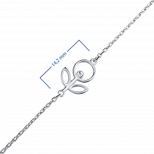 Гривна с диамант