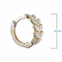 Обеци с диаманти