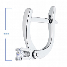 Обеци с диаманти