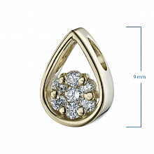 Висулка с диаманти