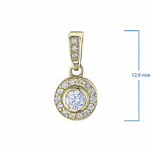 Висулка с диаманти