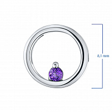 Висулка с аметист