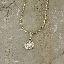 Висулка с диаманти