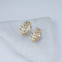 Обеци с диаманти