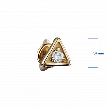 Обеци с диаманти