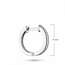 Обеци с диаманти