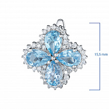 Обеци с диаманти