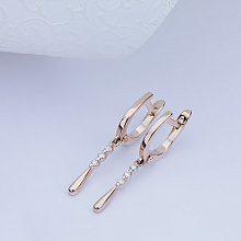 Обеци с диаманти