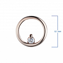 Висулка с диамант