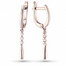 Обеци с диаманти