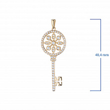 Висулка с диаманти